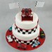 Car - 2 Tiers Car Race Cake (D,V)